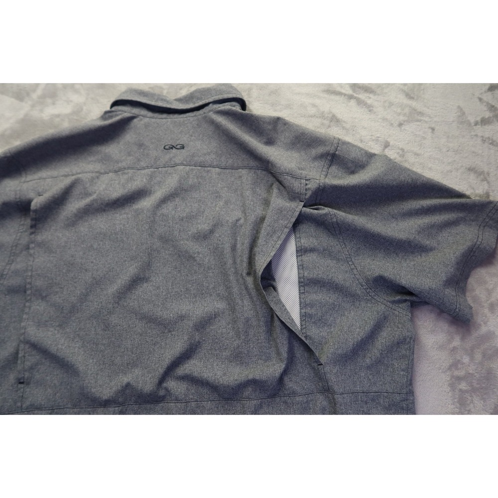 GameGuard Outdoors Gray Button Up Shirt Men's Size‎ XL Firefly - Picture 7 of 10